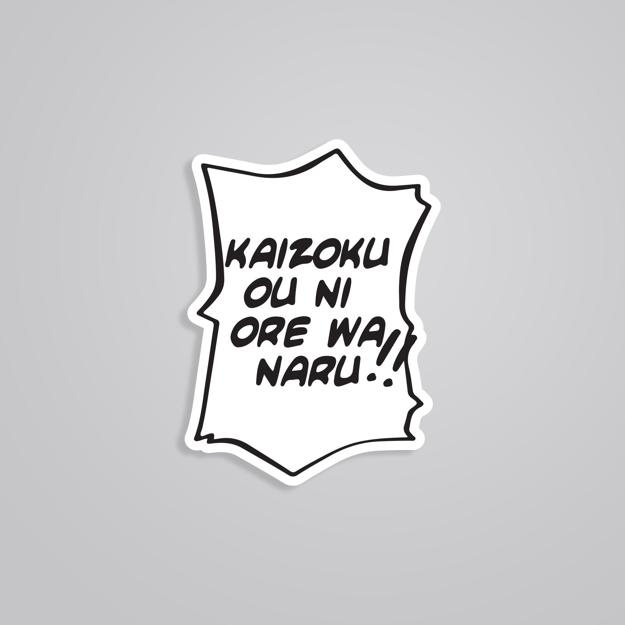 Kaizoku Ou Ni Ore Wa Naru One Piece Anime Stickers - Unleash Your Pirate  Spirit