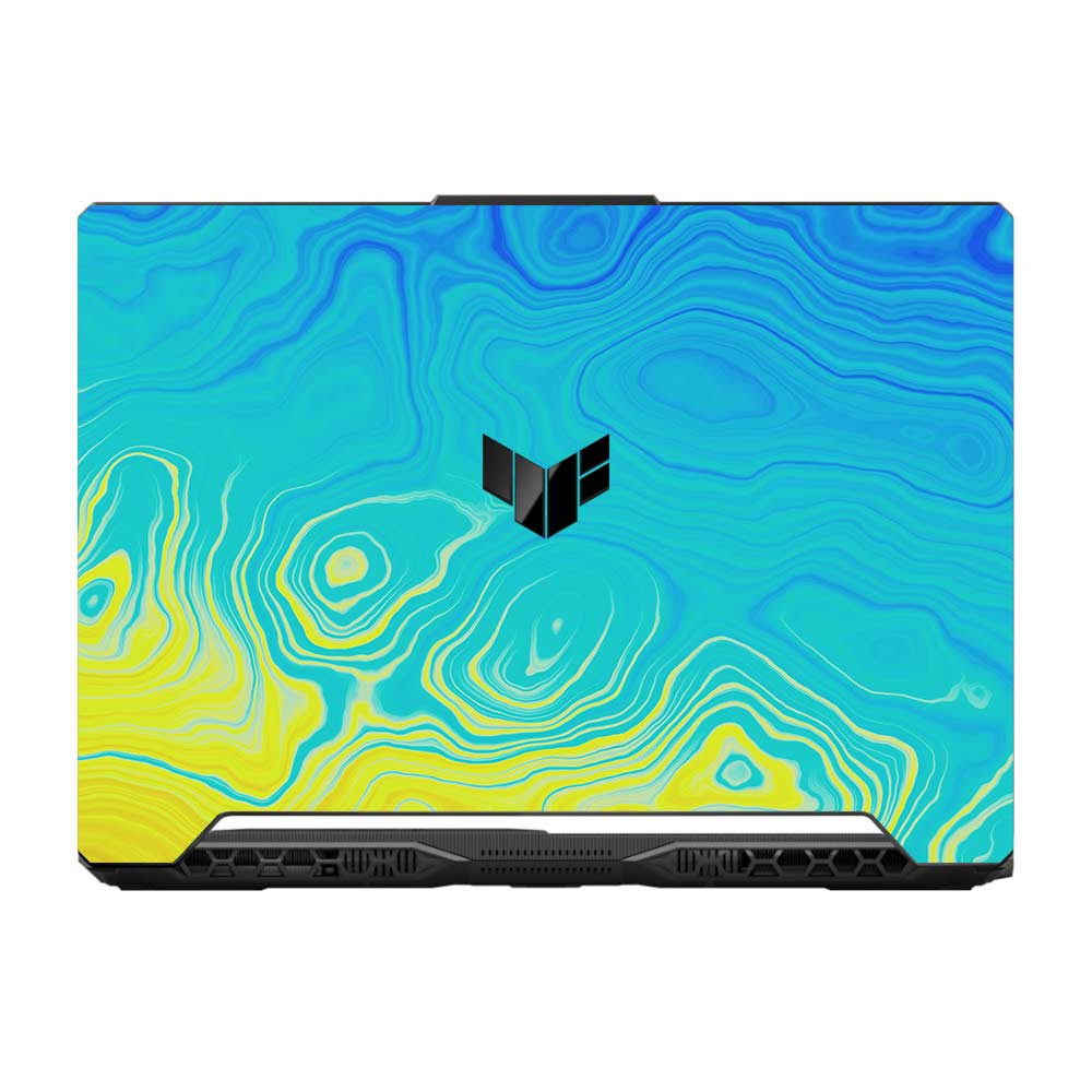 Ocean Gradient Waves Asus TUF F15 FX506 and A15 FA506 Laptop Skin