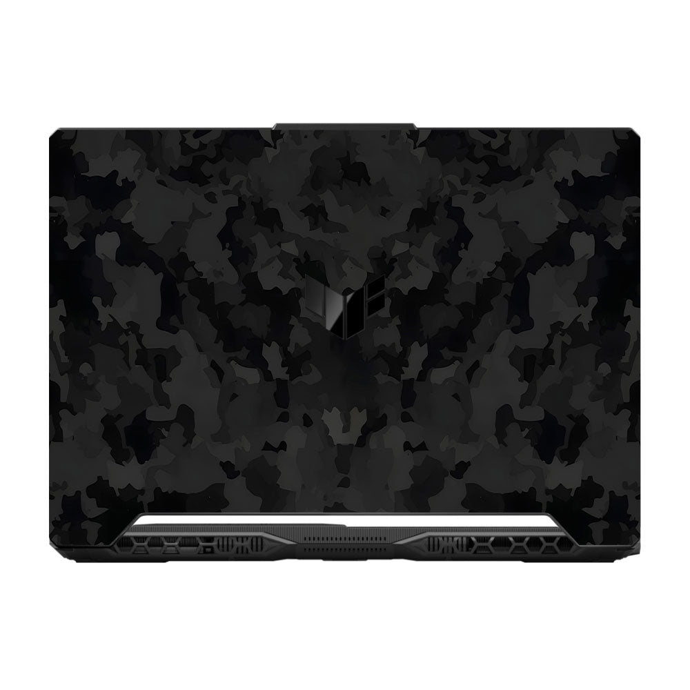 Black Camouflage Asus TUF F15 FX506 & A15 FA506 Laptop Skin