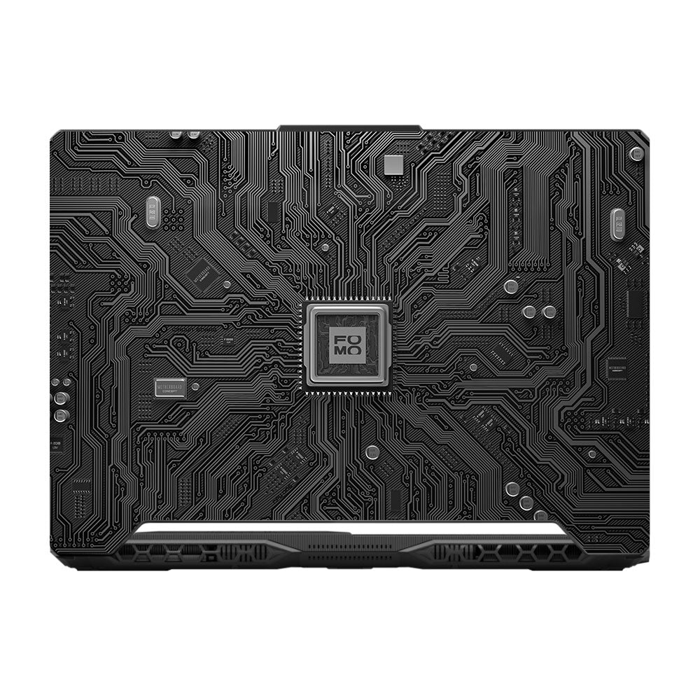 FOMO Circuit Dark Mode Asus TUF F15 FX506 and A15 FA506 Laptop Skin