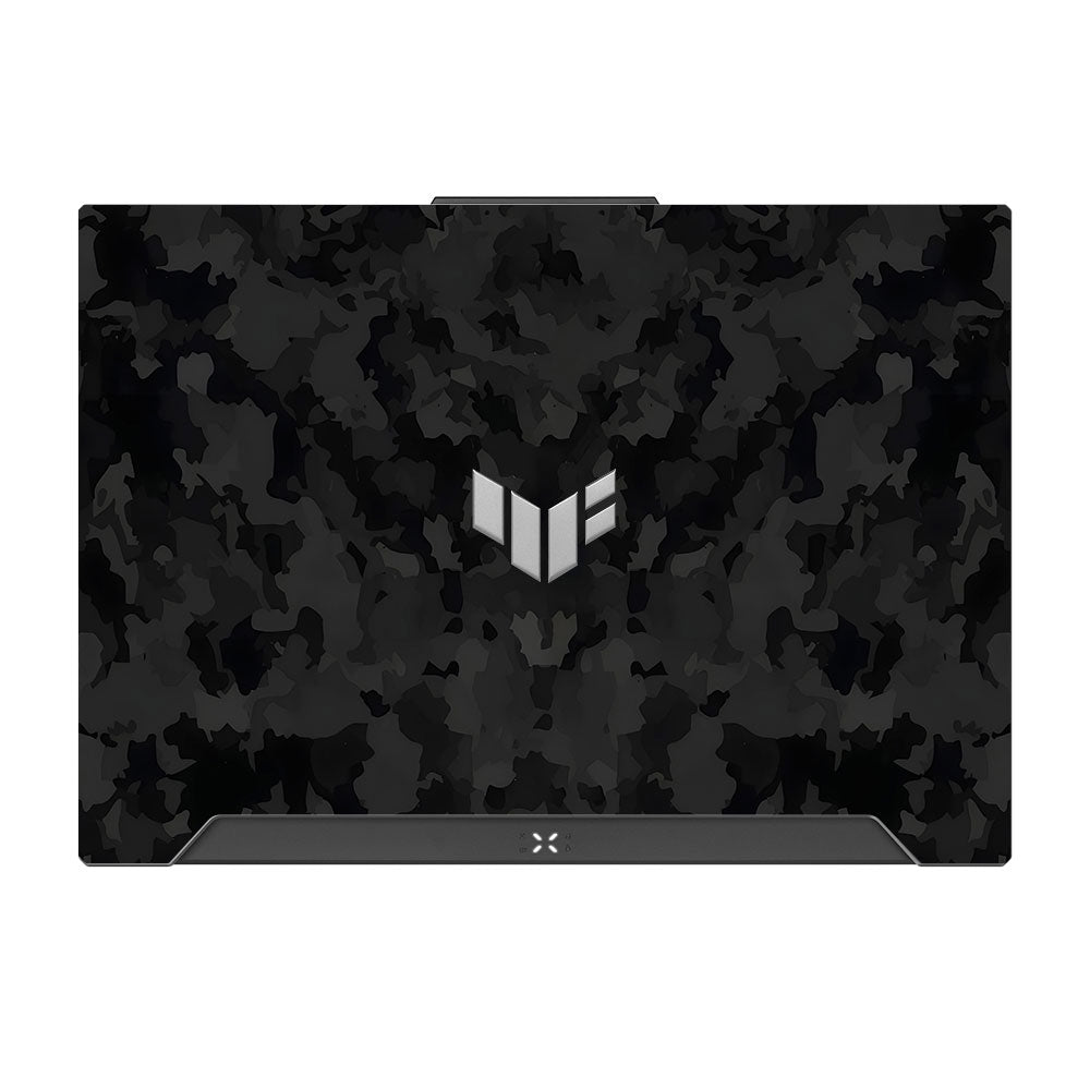 Black Camouflage Asus TUF F15 FX507 & A15 FA507 Laptop Skin