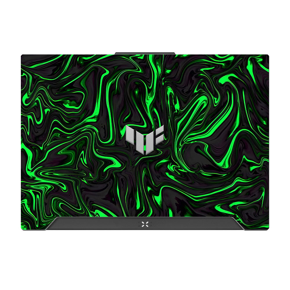 Neon Green Marble Asus TUF F15 FX507 & A15 FA507 Laptop Skin