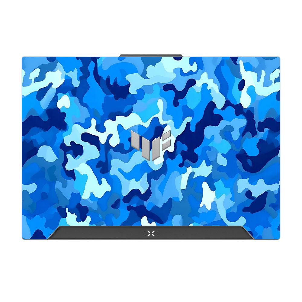 Arctic Blue Camo Pattern Asus TUF F15 FX507 and A15 FA507 Laptop Skin