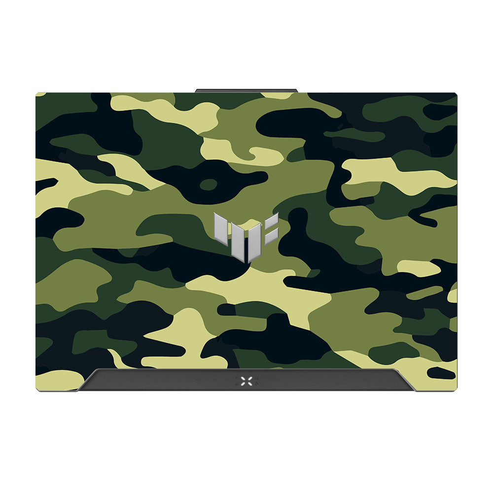 Forest Green Camo Asus TUF F15 FX507 and A15 FA507 Laptop Skin