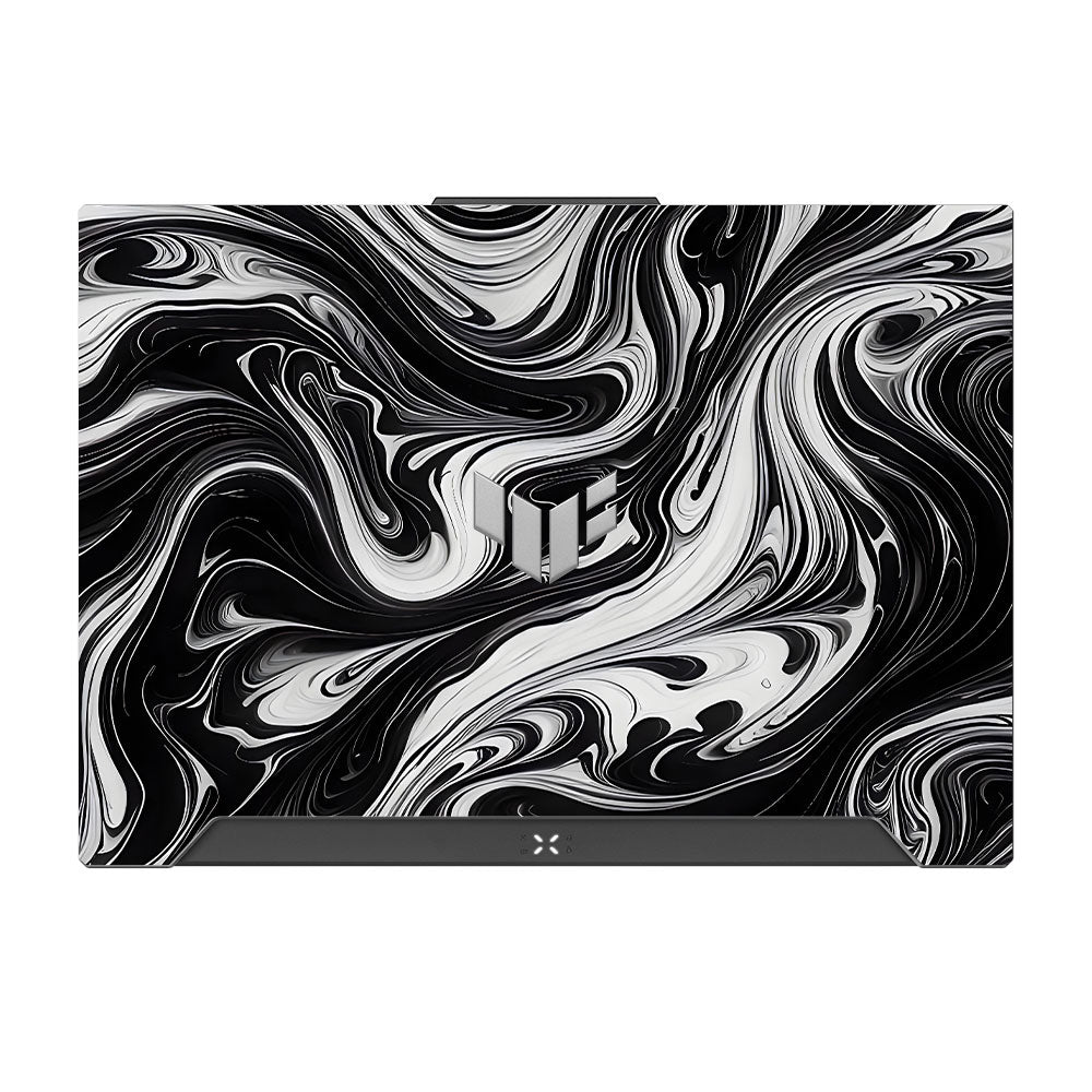 Black and White Marble Asus TUF F15 FX507 & A15 FA507 Laptop Skin