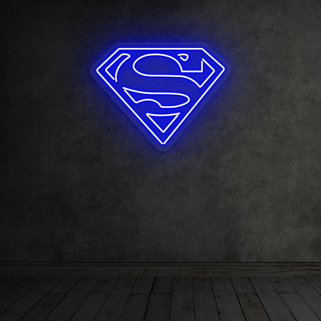 Fomo Store Neon Signs Movies Superman Logo