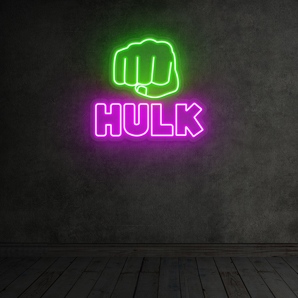 Hulk Neon Sign
