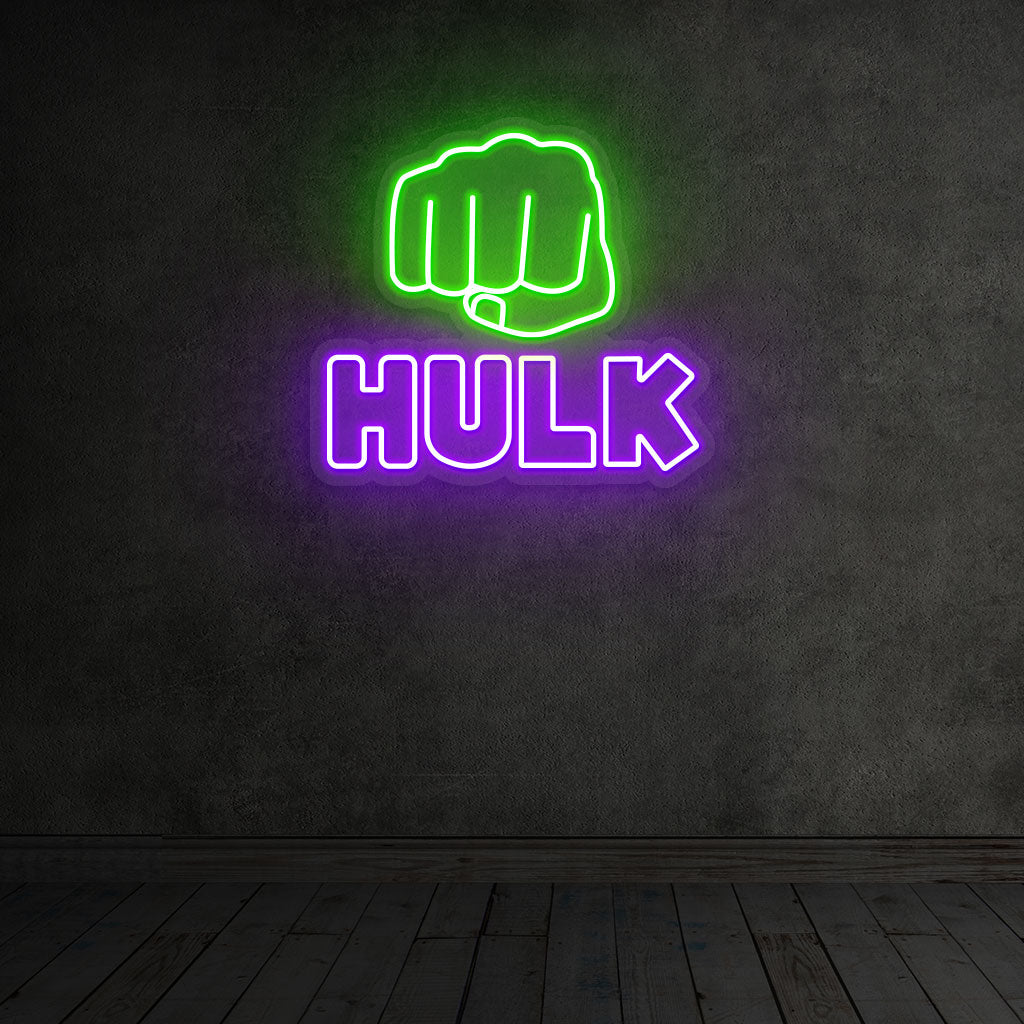 Fomo Store Neon Signs Movies Hulk