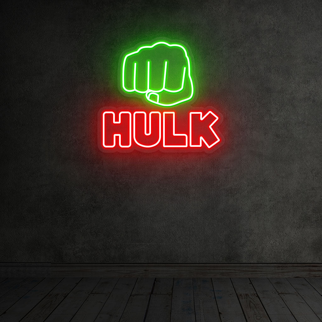 Hulk Neon Sign