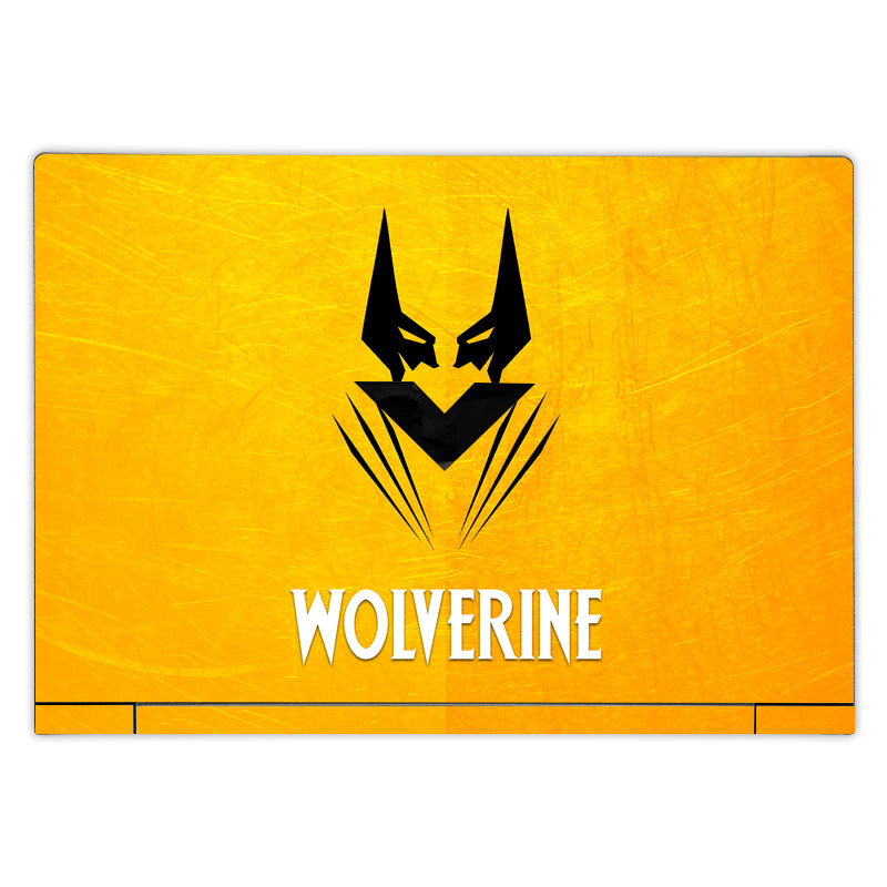 Wolverine with Yellow Background HP Victus Laptop Skin