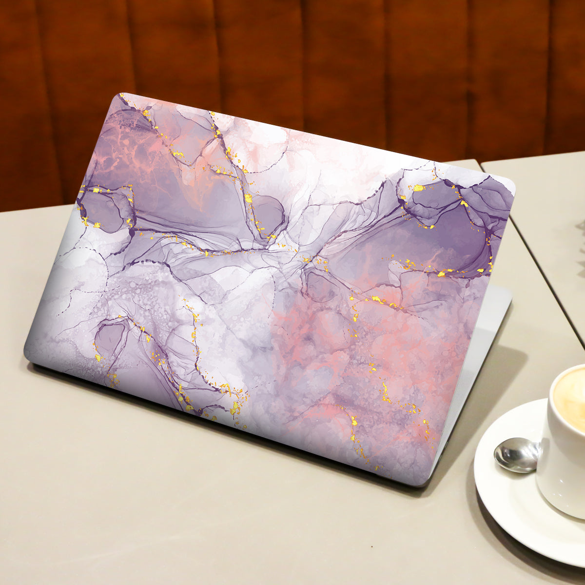 Purple Floor Marble Laptop Skin