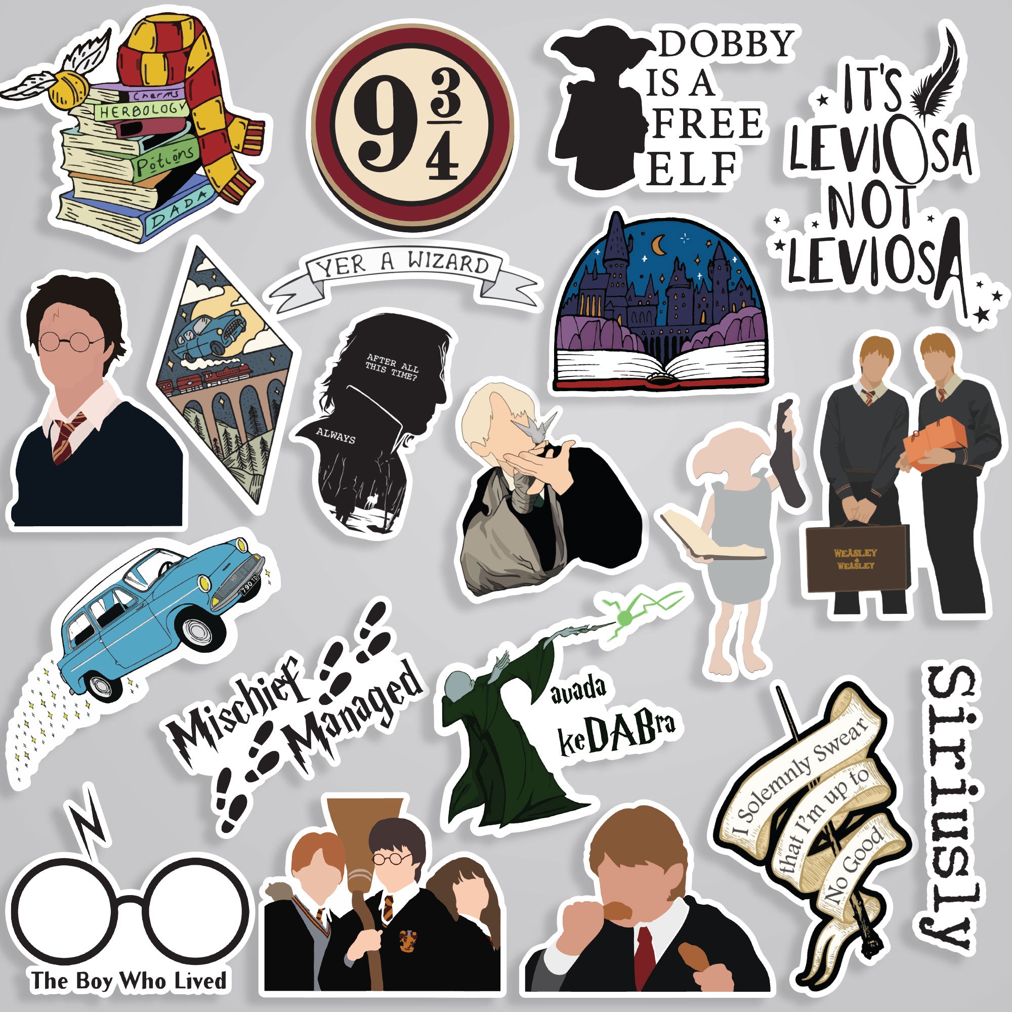20 Harry Potter Stickers in Pack 1