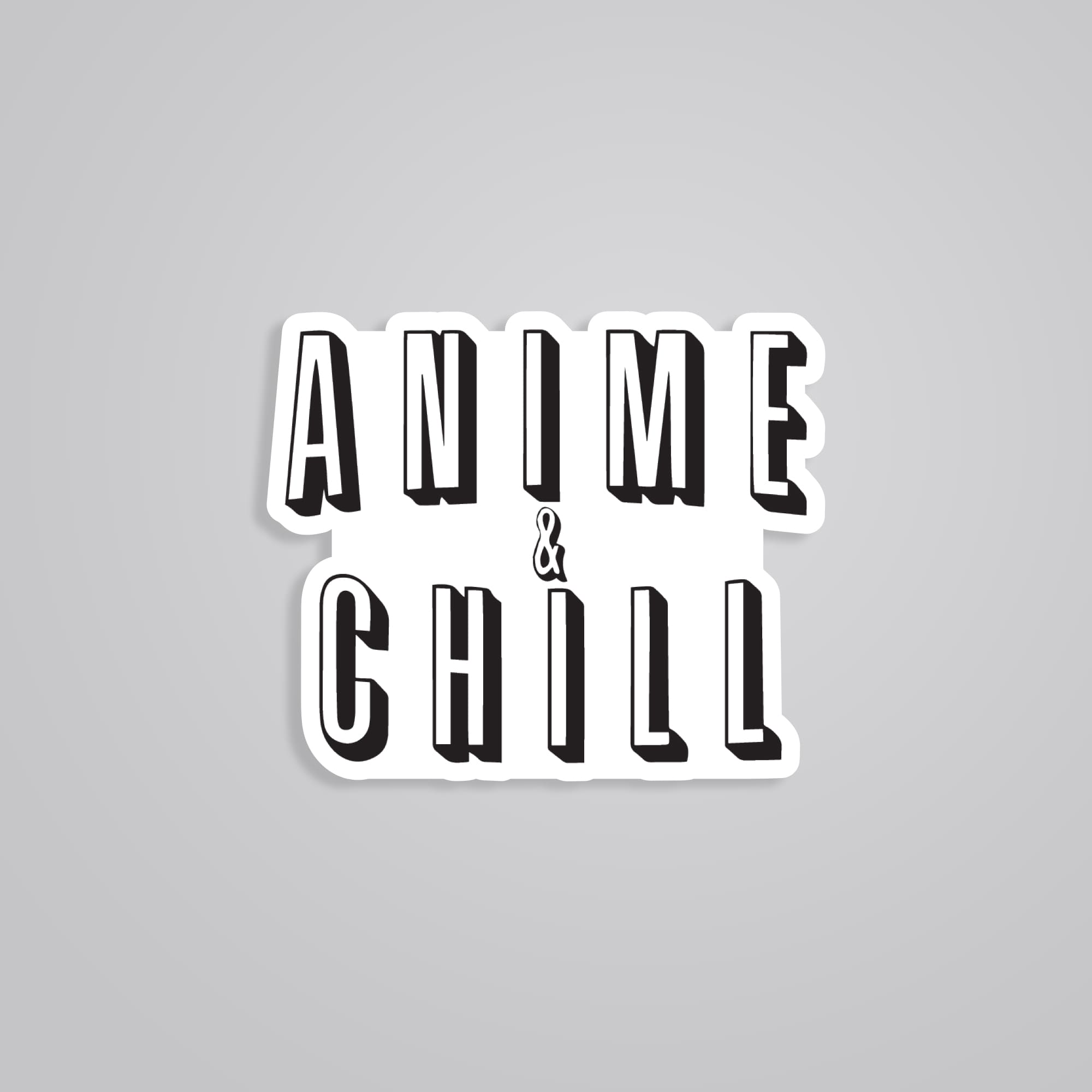 Anime & Chill Anime Stickers