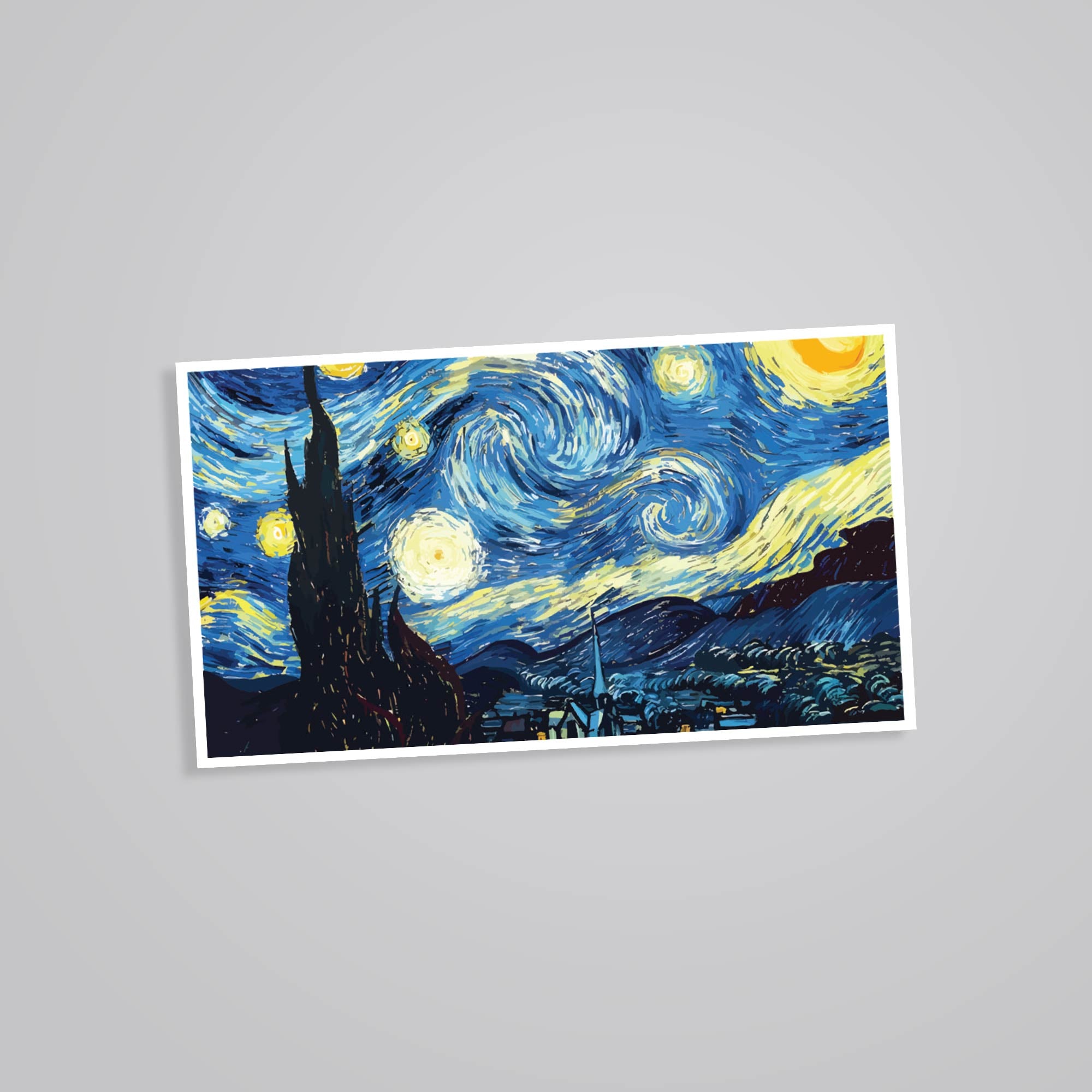 The Starry Night Casual Stickers