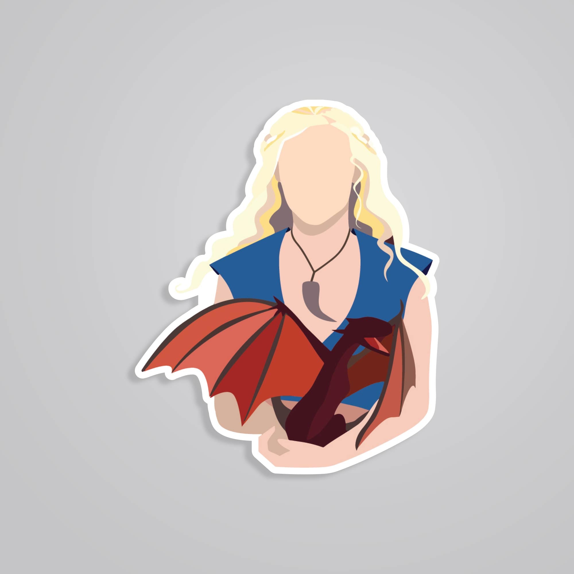 Fomo Store Stickers TV Shows Daenerys Targaryen Minimalist