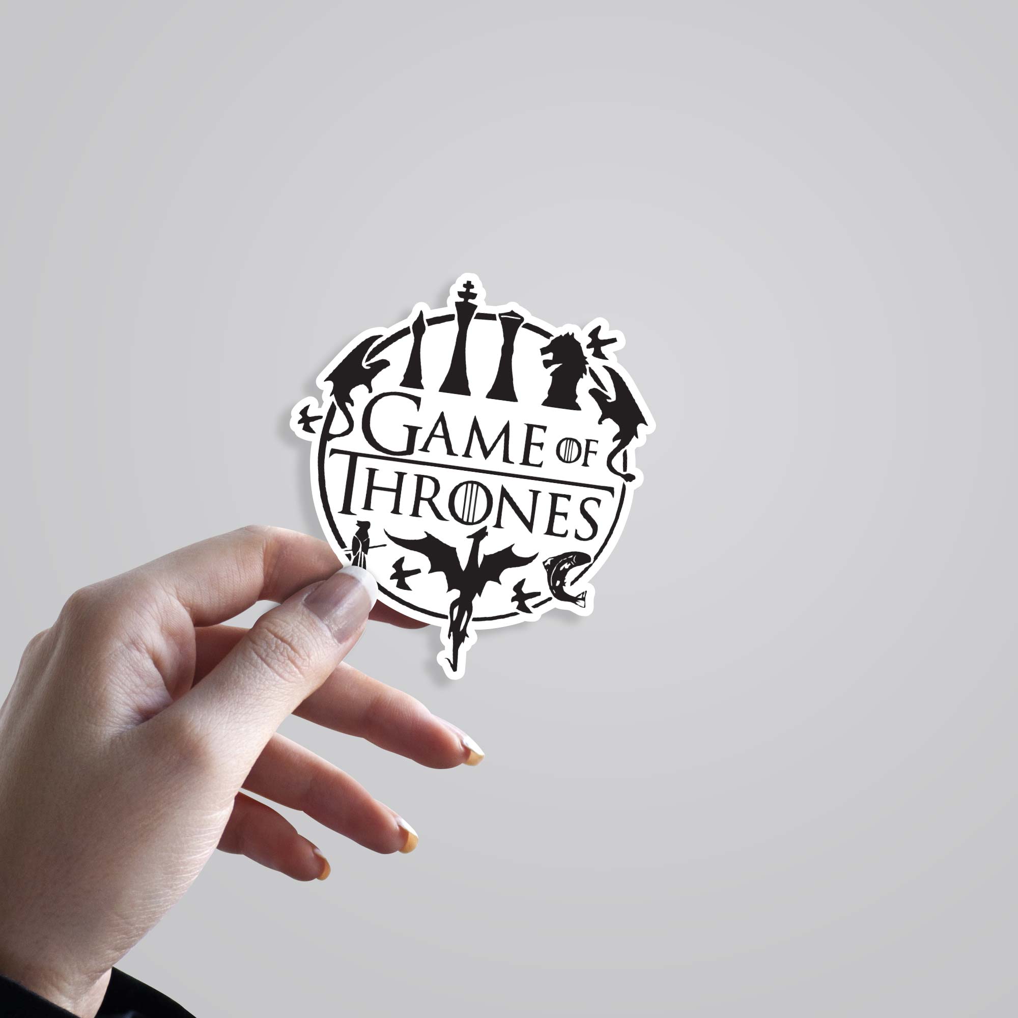 Game of Thrones Logo TV Shows Stickers