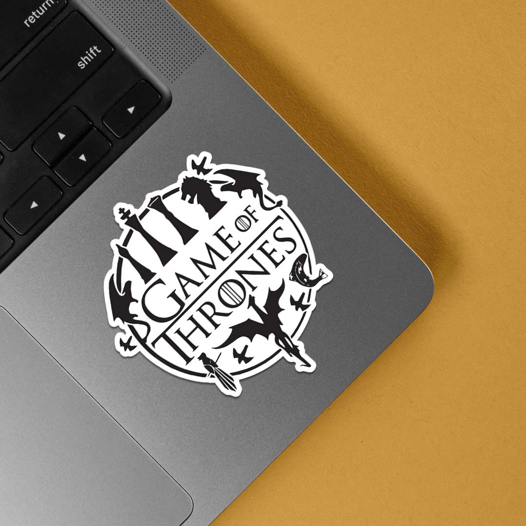Game of Thrones Logo TV Shows Stickers