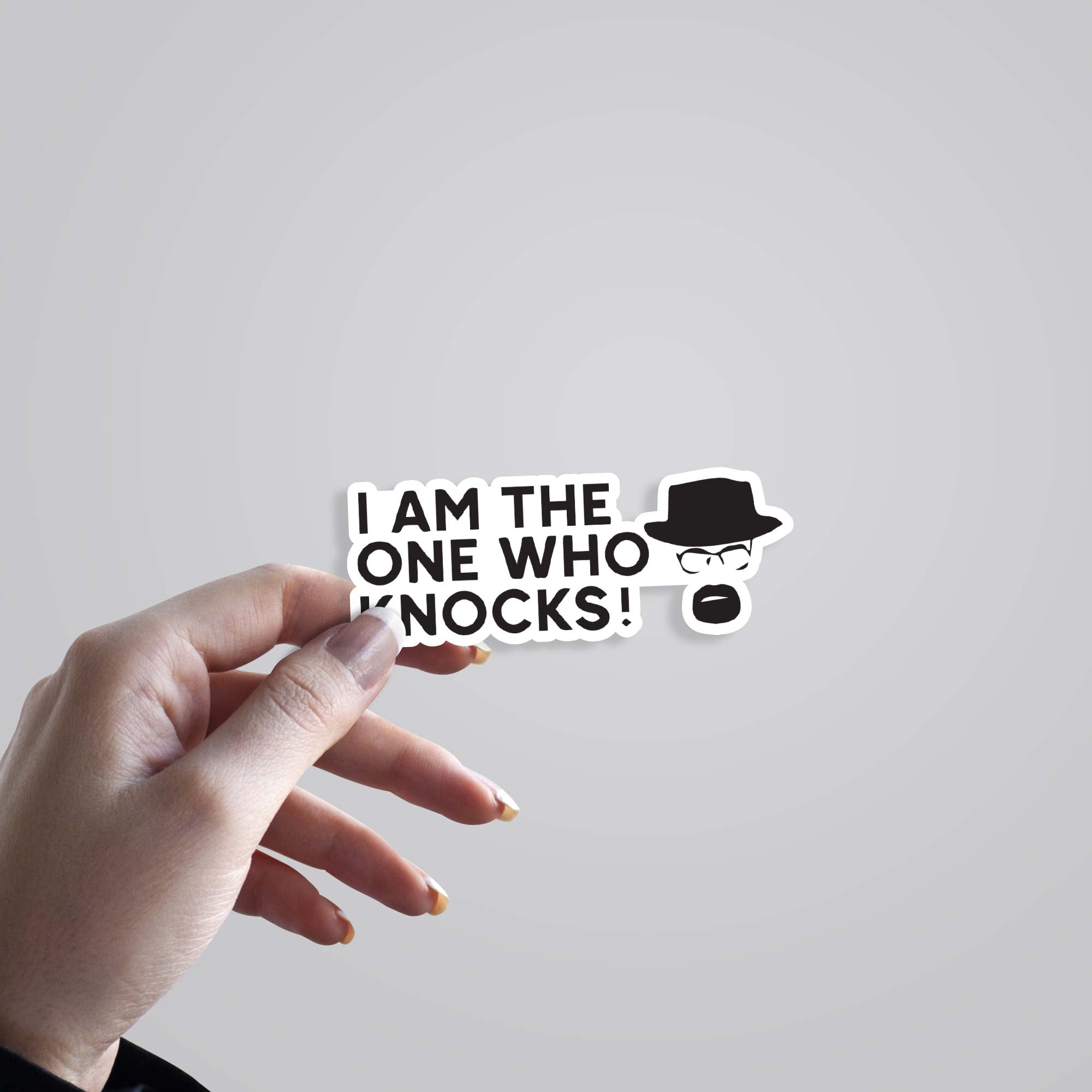 I am the one who knocks TV Shows Stickers