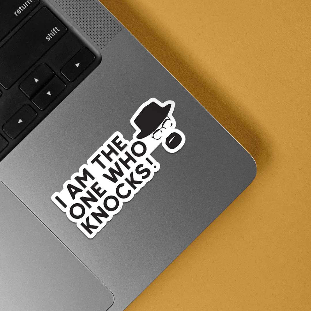 I am the one who knocks TV Shows Stickers