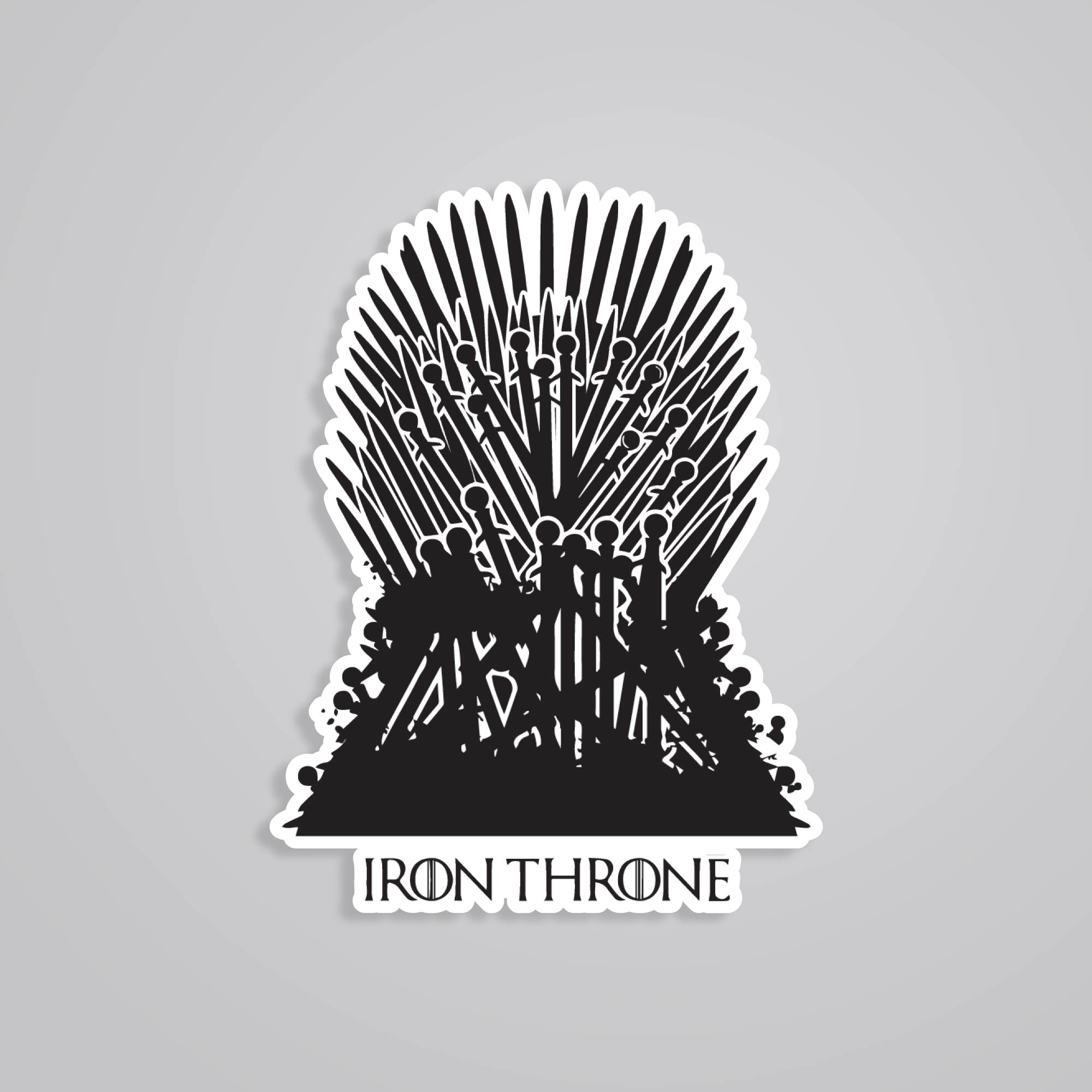 Fomo Store Stickers TV Shows Iron Throne
