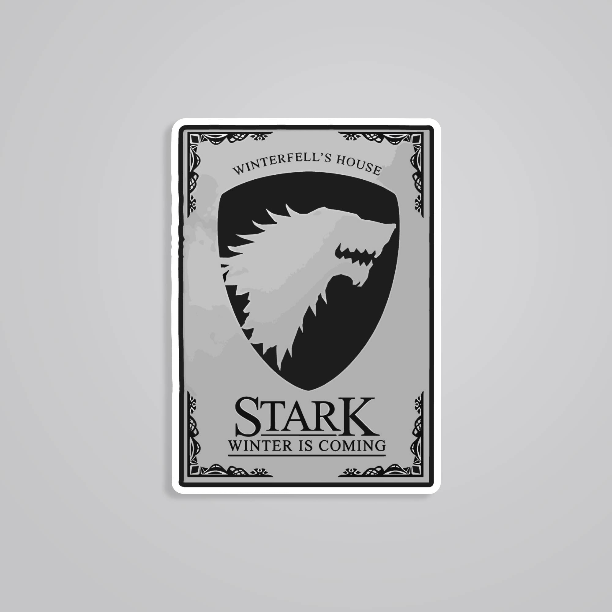 Fomo Store Stickers TV Shows Stark Winter is Coming