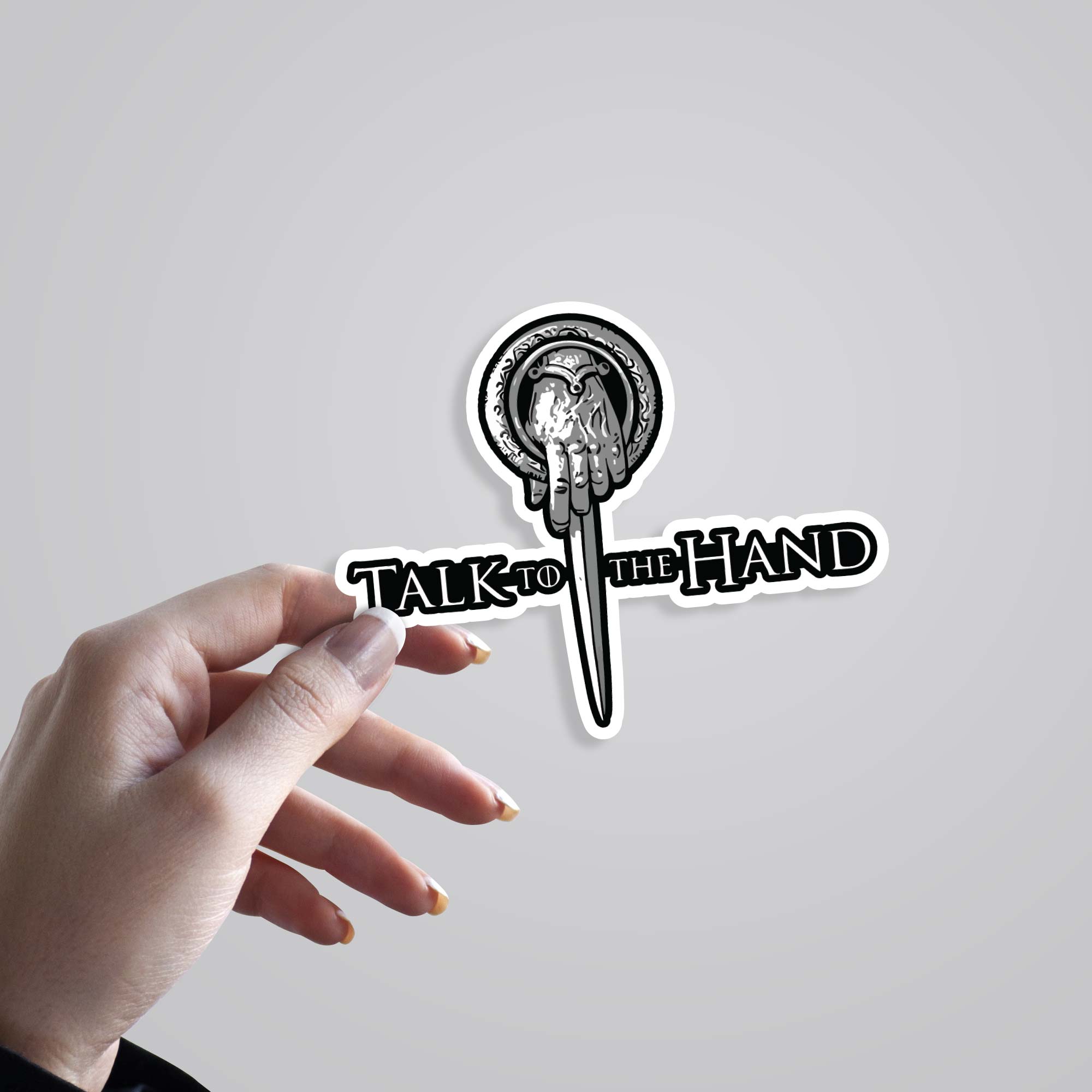 Talk to the Hand TV Shows Stickers