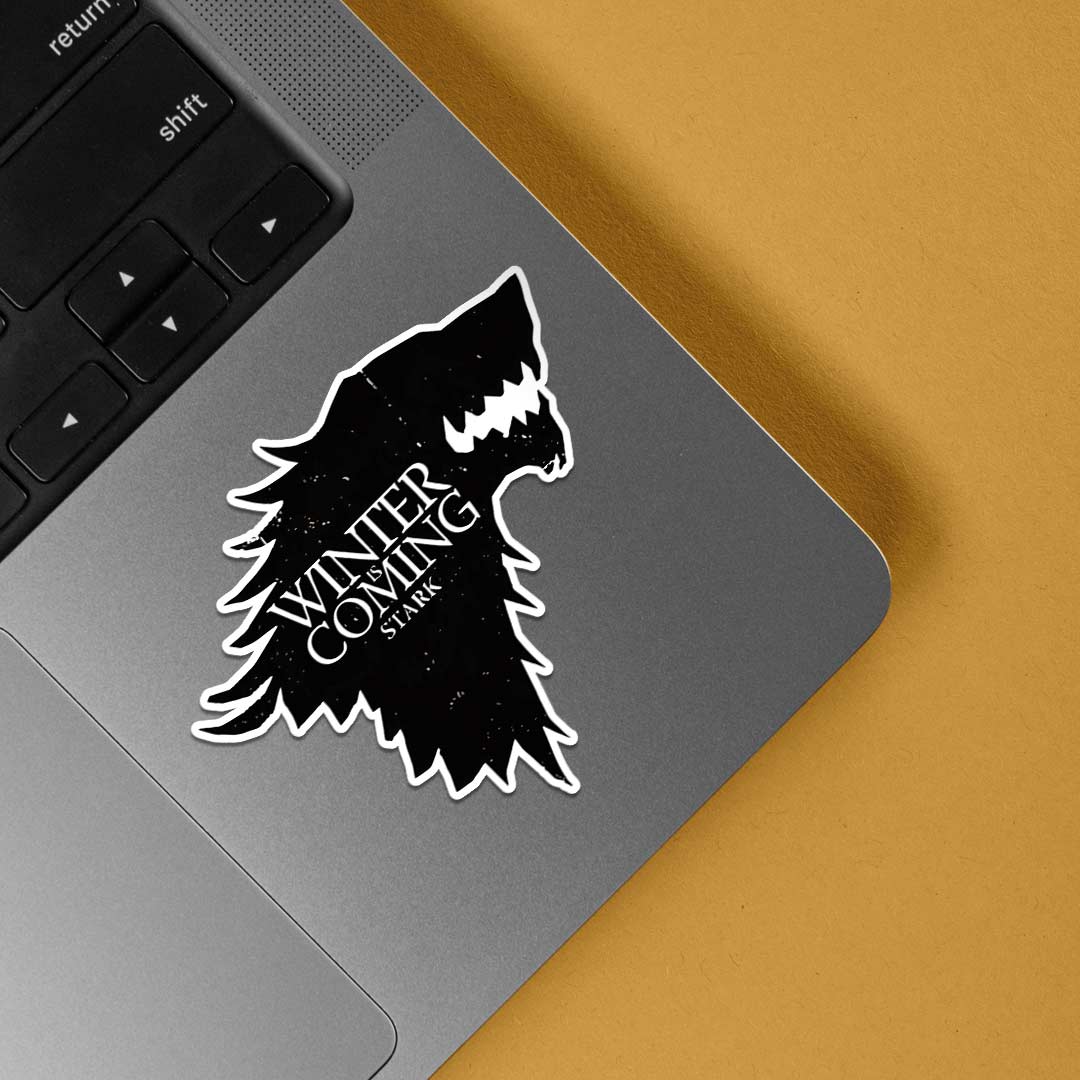 Winter is Coming Stark TV Shows Stickers