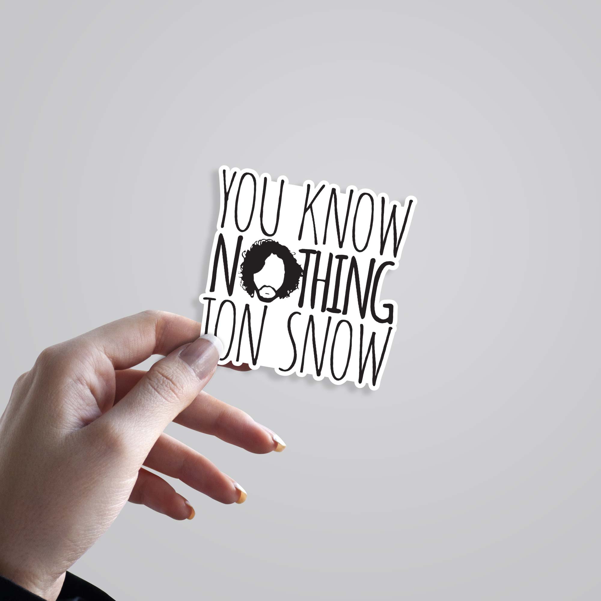 You Know Nothing Jon Snow TV Shows Stickers