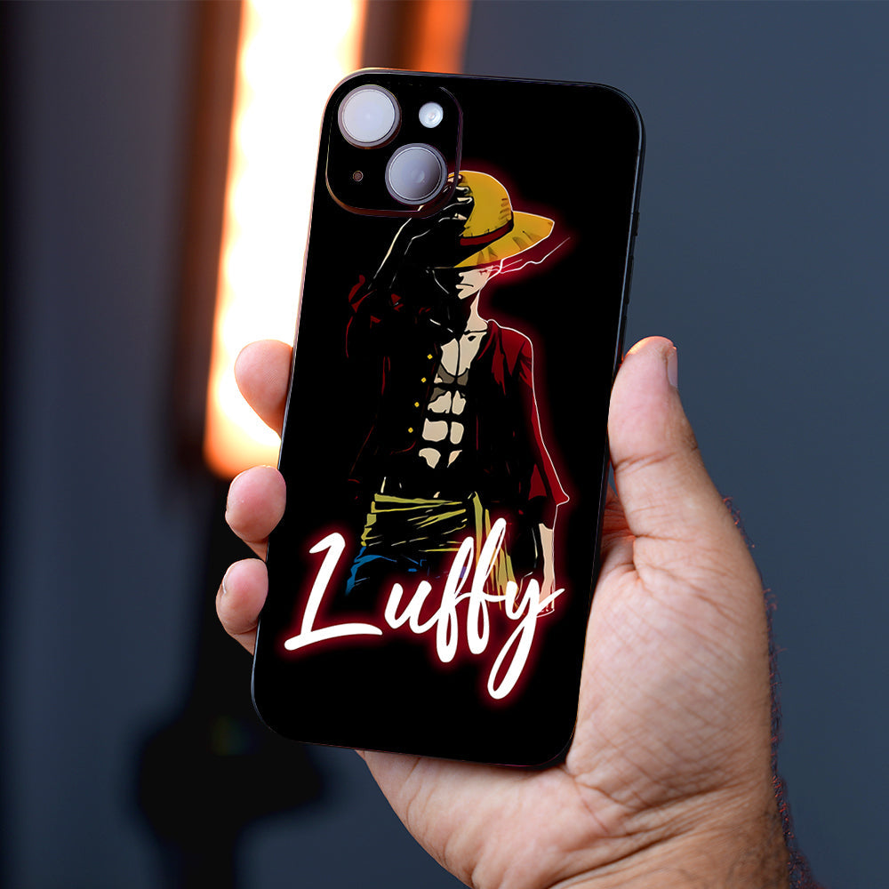 Luffy In Black Backgroud Anime Mobile Skin