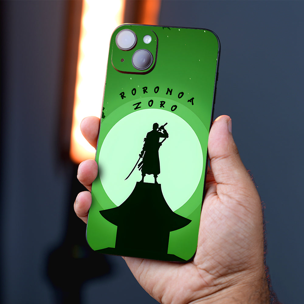 Roronoa Zoro Silhouette Anime Mobile Skin