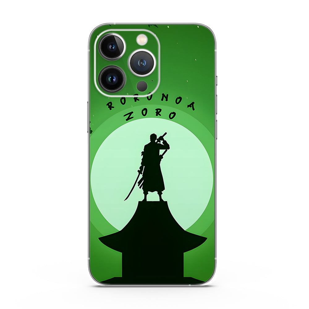 Roronoa Zoro Silhouette Anime Mobile Skin