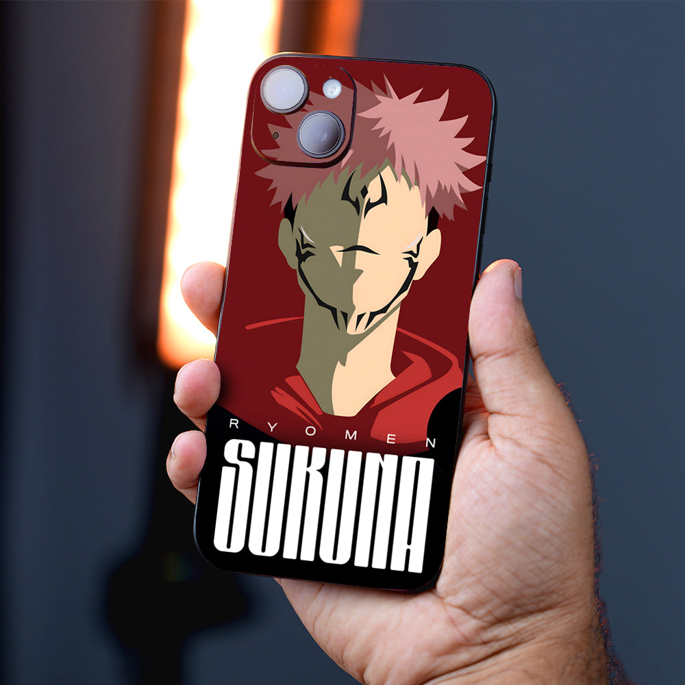 Ryomen Sukuna Minimalist Anime Mobile Skin