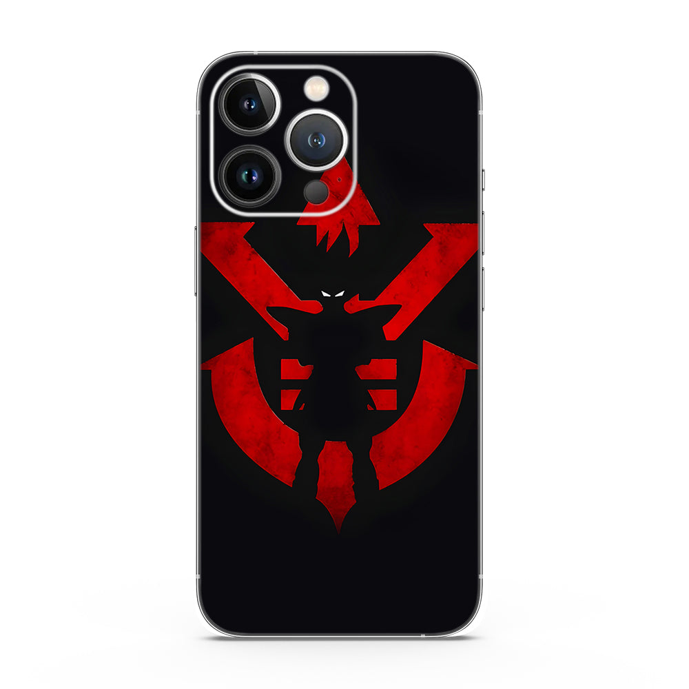 Fomo Store Mobile Skins Anime Vegeta Silhouette in Red