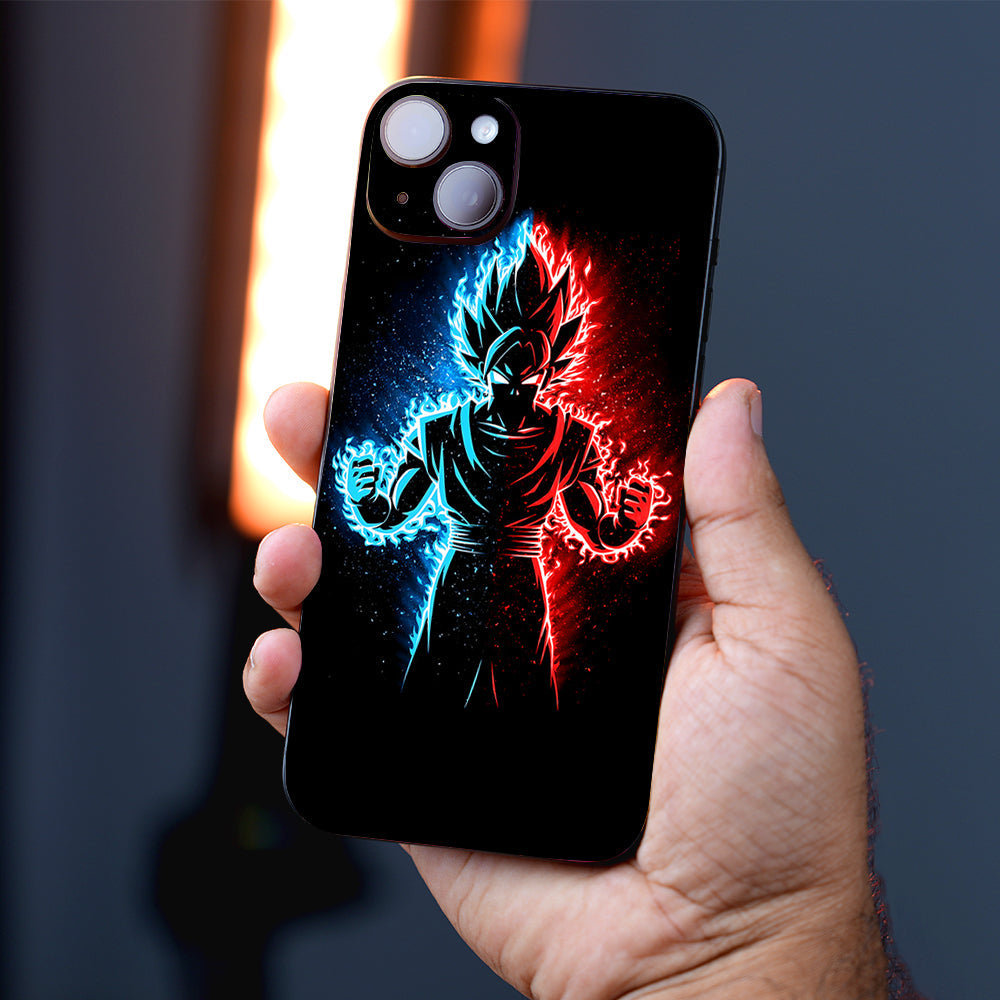 Vegeta in Dual Color Anime Mobile Skin