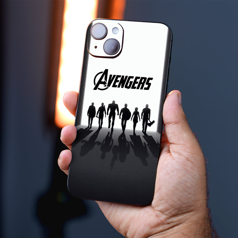 Avengers In Black Comic Mobile Skin