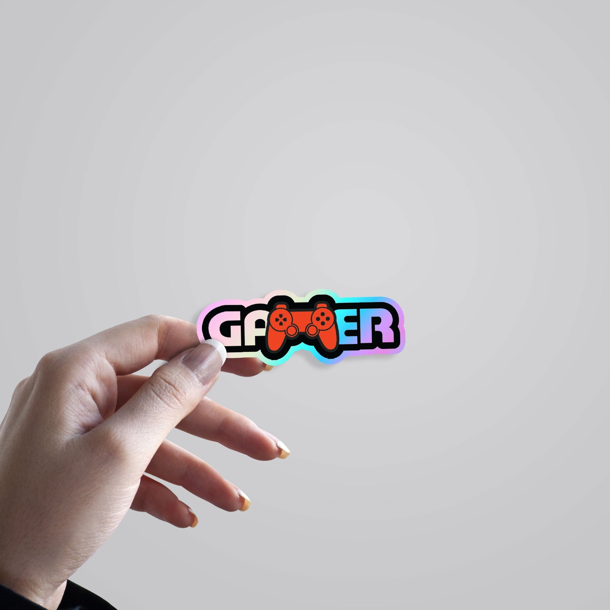 Gamer Holographic Stickers