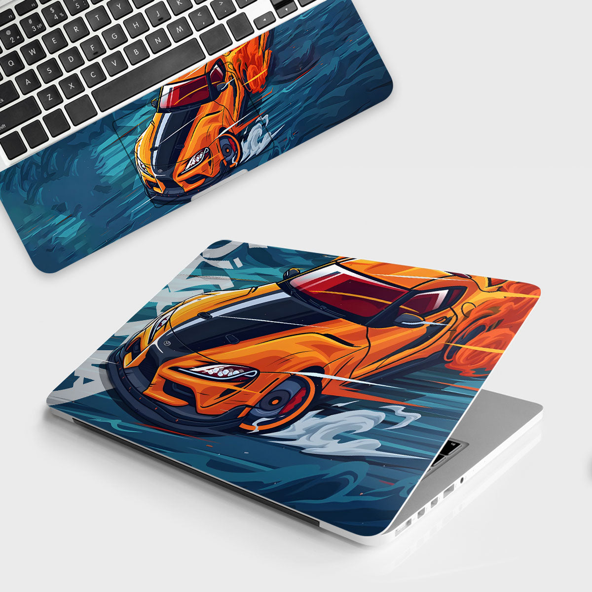 Fomo Store Laptop Skins Cars & Bikes Blazing Supra