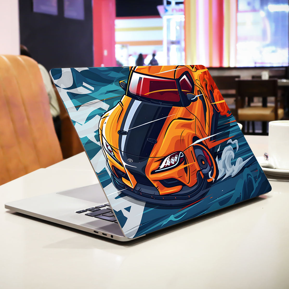 Blazing Supra Cars & Bikes Laptop Skin