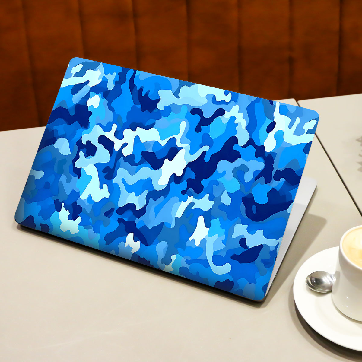 Arctic Blue Camo Pattern Laptop Skin