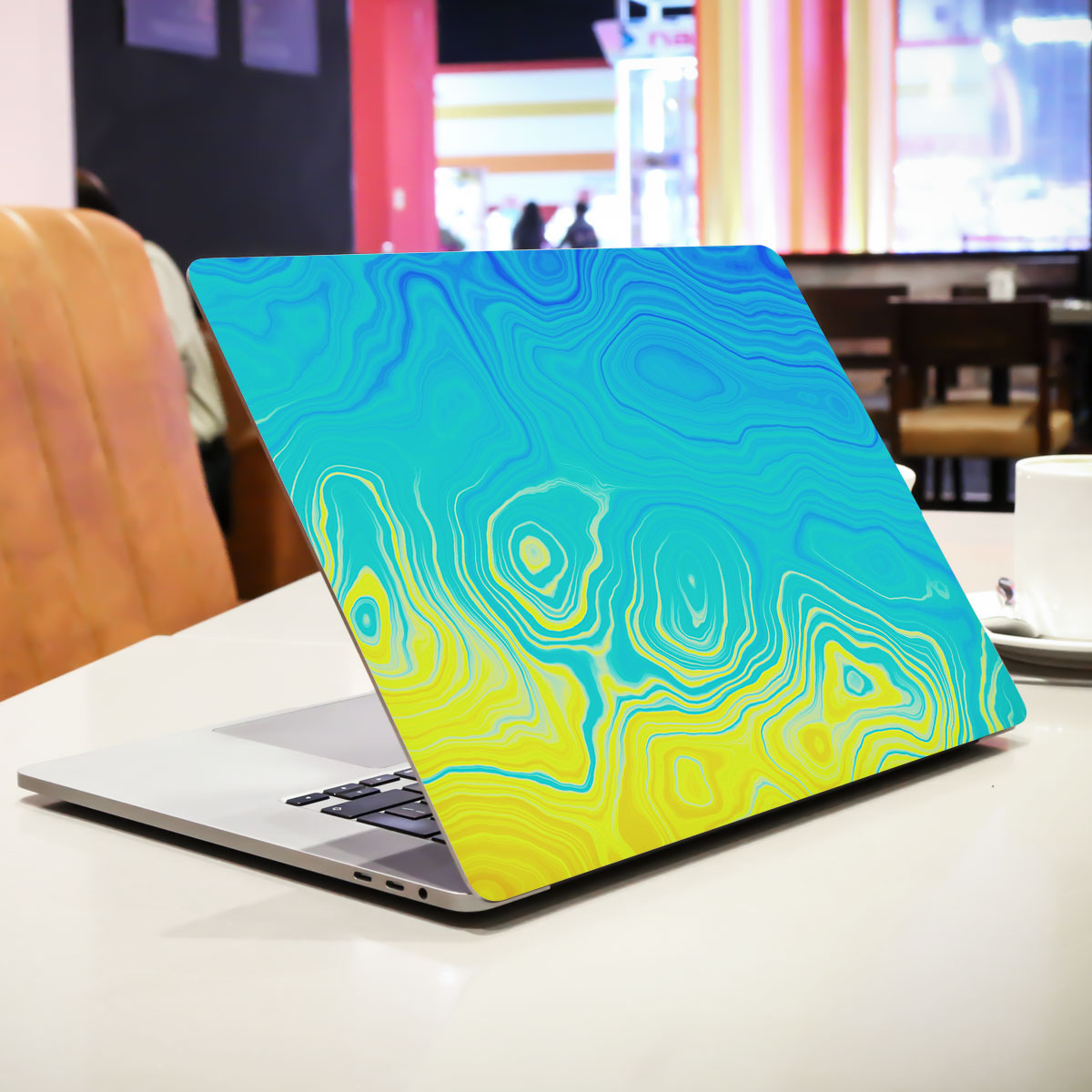 Ocean Gradient Waves Laptop Skin