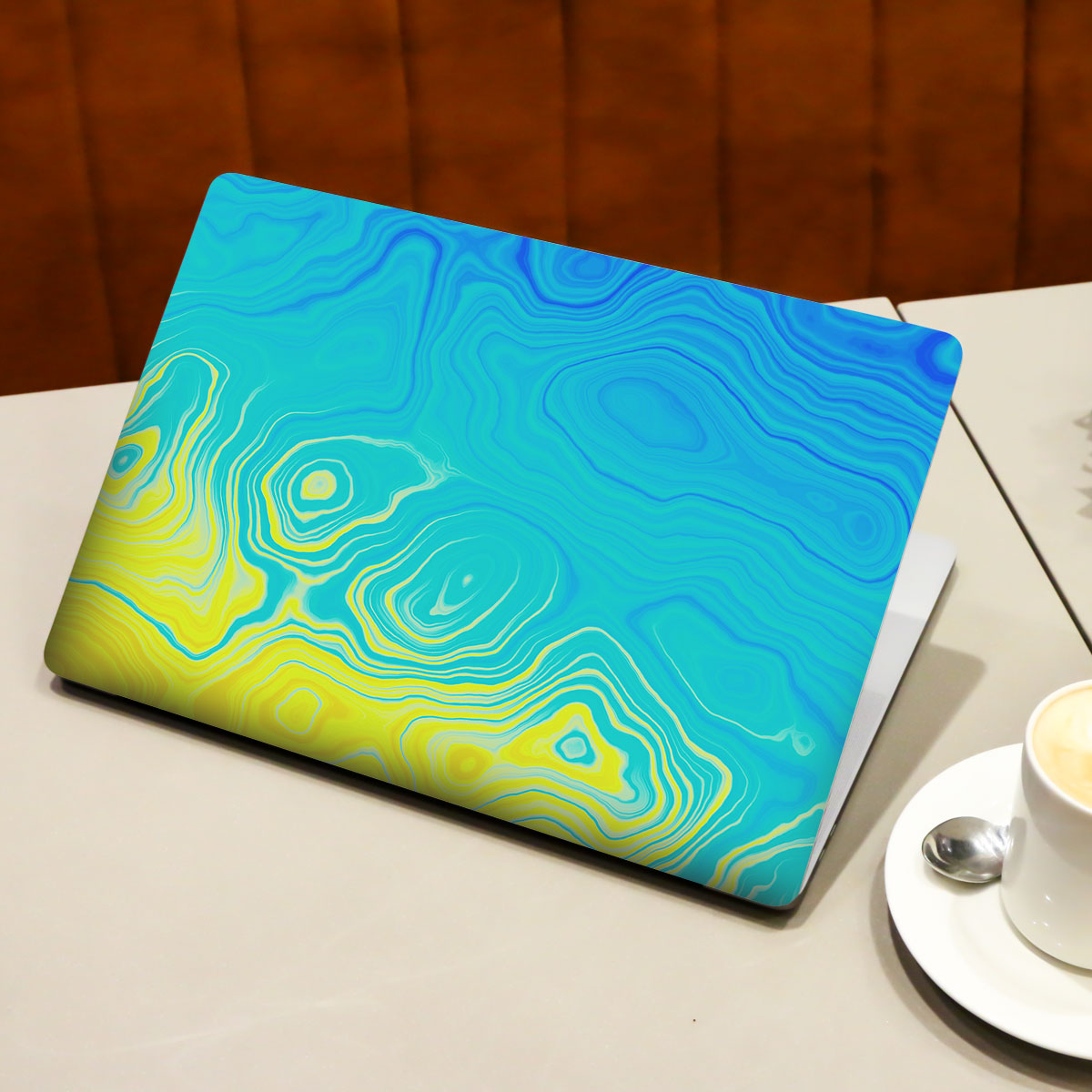 Ocean Gradient Waves Laptop Skin