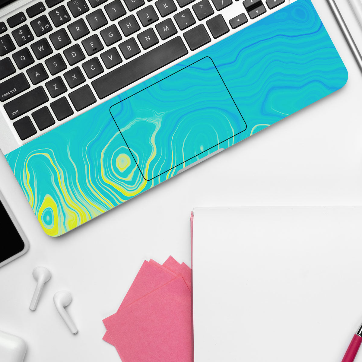 Ocean Gradient Waves Laptop Skin