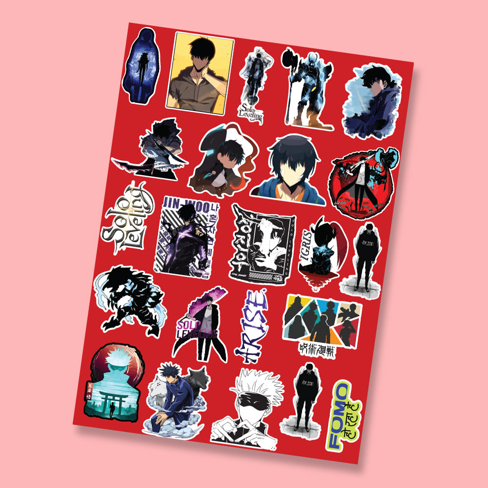 Fomo Store Mini Stickers Anime Anime Mix 8