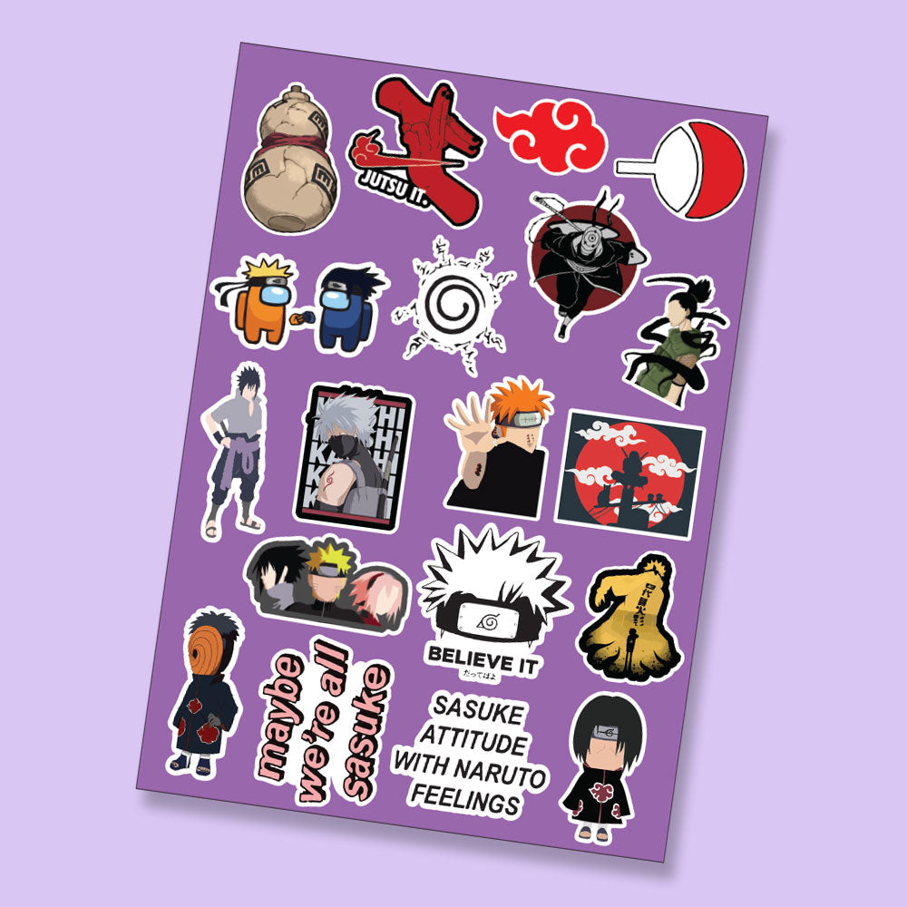 Fomo Store Mini Stickers Anime Mini Ninjas Collection