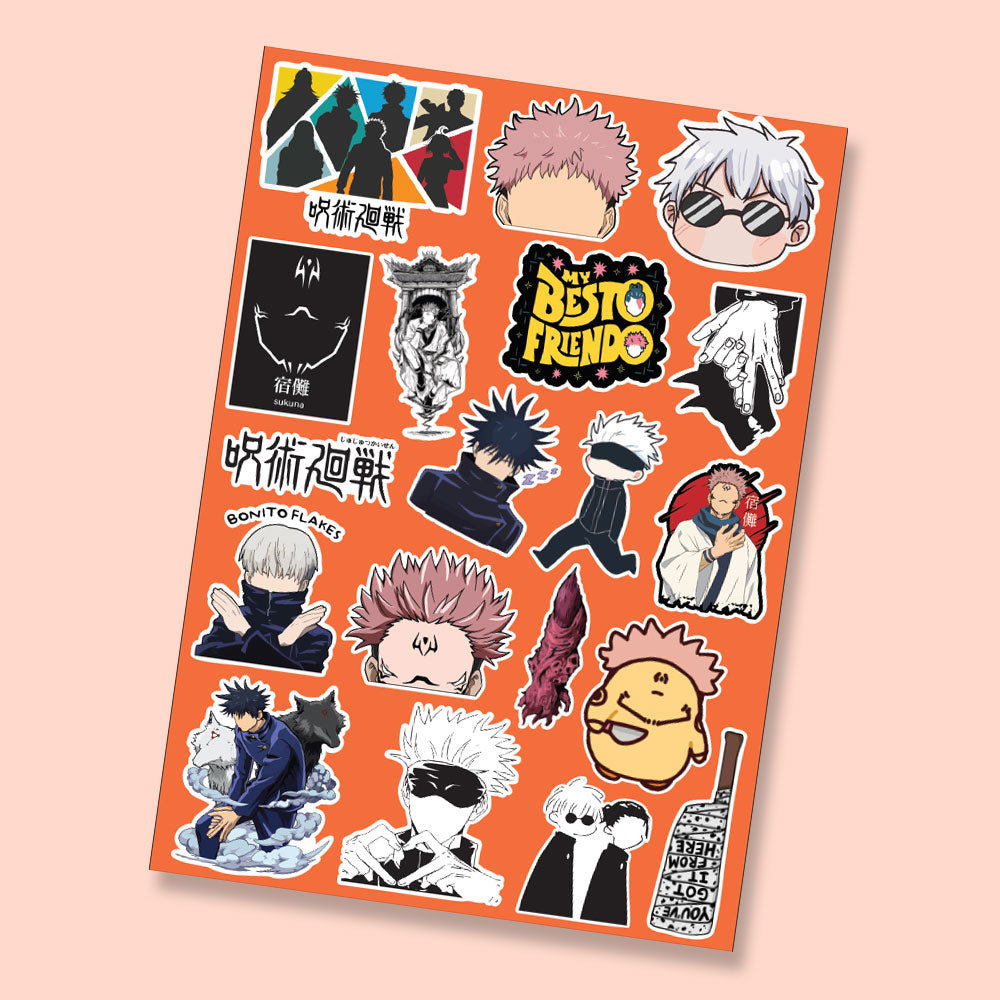 Fomo Store Mini Stickers Anime Sorcerer Shenanigans