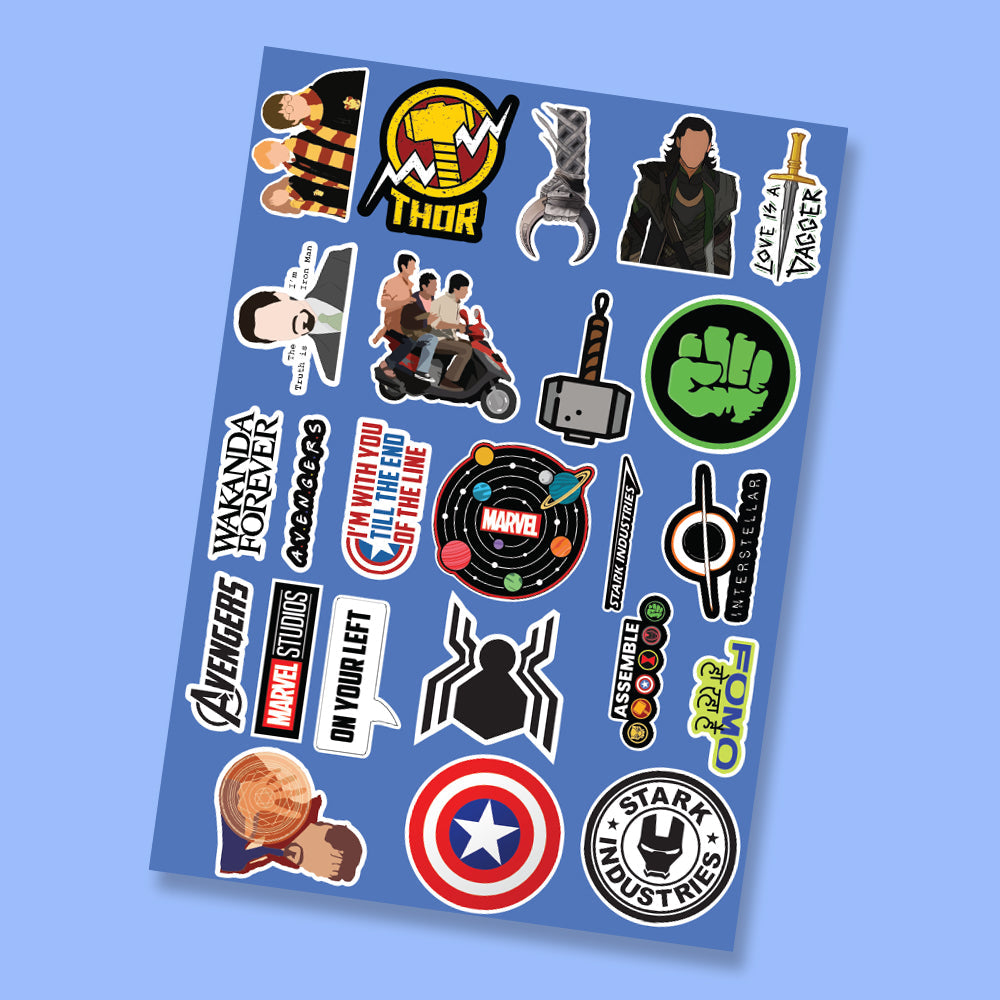 Fomo Store Mini Stickers Movies Film Favorites Sheet 1