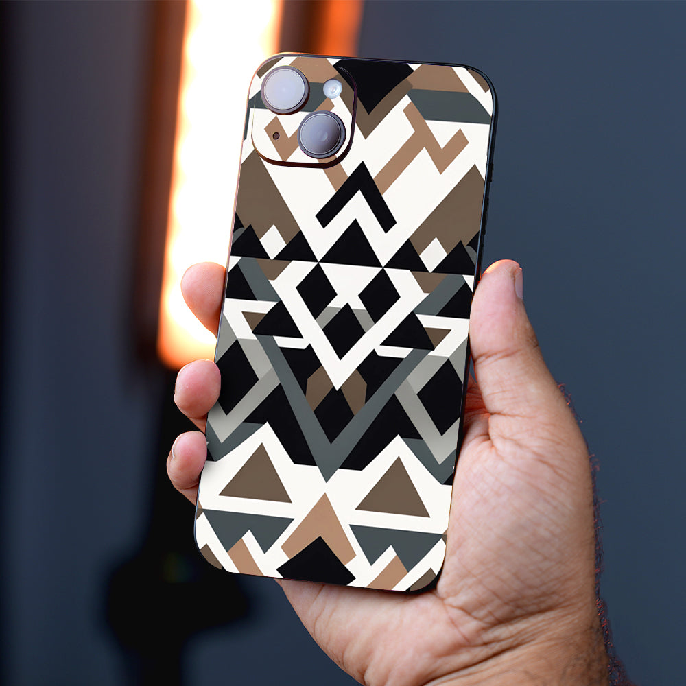 Earth Tones Tribal Pattern Abstract Mobile Skin