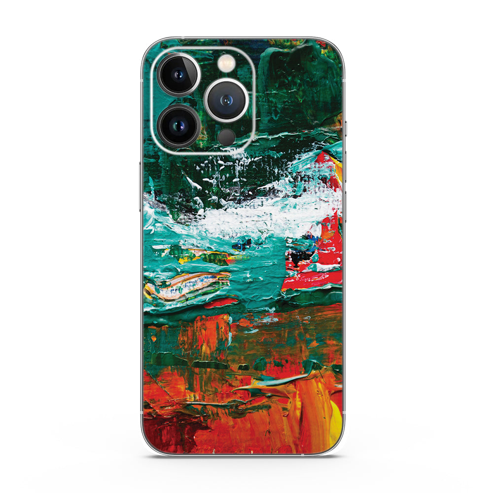 Fomo Store Mobile Skins Abstract  Earthy Impasto Texture