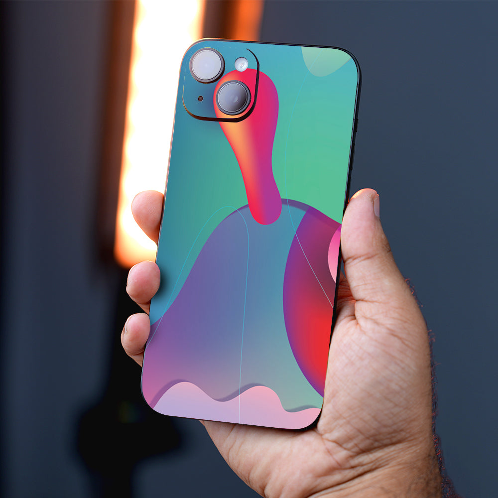 Gradient Flow Abstract Mobile Skin