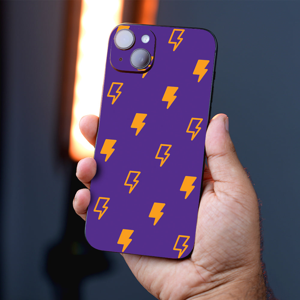 Lightning Bolt Pattern Abstract Mobile Skin